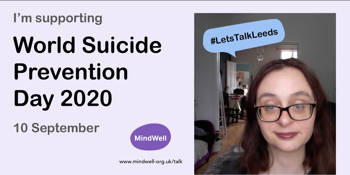 NSGall's tweet photo. Follow @MindWellLeeds campaign for #WorldSuicidePreventionDay on 10 September. We'll be sharing resources &amp; info to help people in #Leeds find support in a #mentalhealth crisis. So proud of team @ZoeLimbert &amp; @ges127 for running this important campaign. Please RT #LetsTalkLeeds https://t.co/5YDOrPMhFb