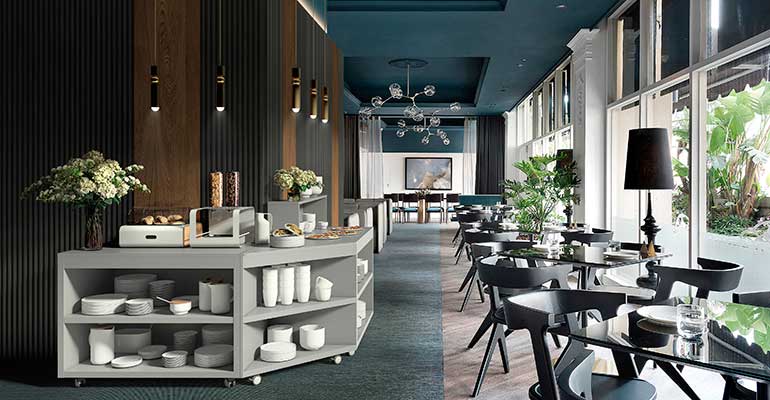 info_horeca's tweet photo. 🤩Wow con el nuevo mobiliario de #buffet que propone #Savemah. Piezas neutras con infinitas combinaciones y elementos que dan un aspecto elegante al #servicio ➡️https://t.co/Je3AFz276U #equipamiento #hosteleria #buffetlibre https://t.co/31tSijytWn