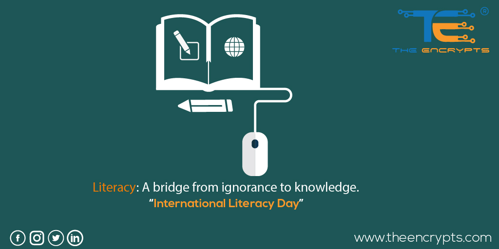 the_encrypts's tweet photo. The beautiful thing about knowledge is, no one can take it away from us. Happy International Literacy Day - The Encrypts.

#worldliteracyday2020 #literacy #Internationalliteracyday #righttoeducation #educationmatters #educationiskey #educationispower #literacymatters #theencrypts https://t.co/hXxCGLp5Rs
