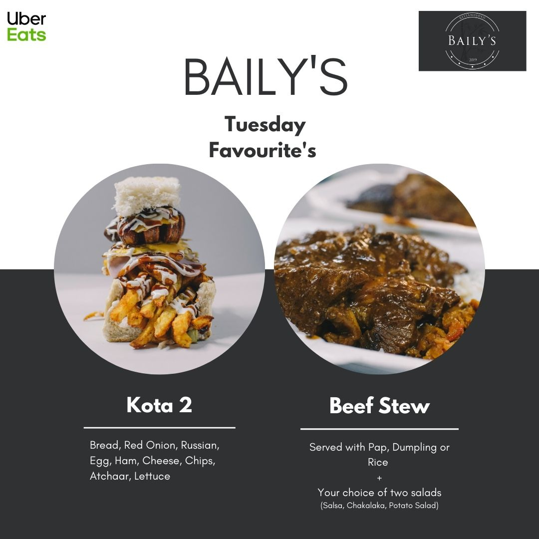 Bailys_'s tweet photo. Chooseday! 
What are you having for lunch today?

#JoburgEnterprises https://t.co/wbyhoO2Agk