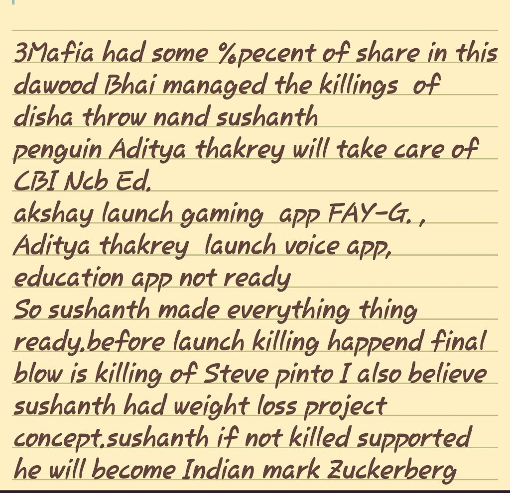 Evilminds1's tweet photo. @arnabofficial7 @arnabofficial7 disha salian sushanth murder case solved #ArrestRheaNext #BabyPenguin  #BollywoodDarkSecrets #BabyPenguine #BoycottBollywood #ArrestSandipSsingh #ArrestCulpritsOfSSR #AdityaThackeray #BoycottBollywoodFilms #ArrestSSRKillers  #DishaSushantMurderLink https://t.co/2YOEXGfVi7
