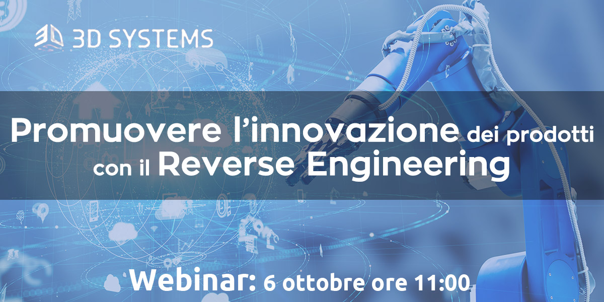 soiel_it's tweet photo. Cos'è il #ReverseEngineering? Come utilizzarlo per dare nuovo #valore a vecchi prodotti?
Il 6 ottobre segui il webinar con @3dsystems e scopri l'#innovazione del ciclo di vita dei prodotti con approccio innovativo e moderno. Per info e iscrizioni ➡️ https://t.co/88WQyDzB9Y https://t.co/jRLYO1tFvi