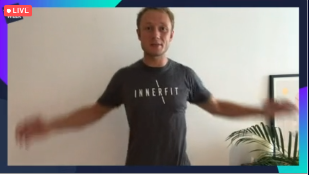 LDNTechWeek's tweet photo. Thanks to @ChrisPinner from @innerfituk for getting #LTW moving this morning!

If you're feeling that Zoom fatigue, tune into the Energizer session at any time of the day to get your blood flowing!

Get Energized -> https://t.co/sspE5zrR6l https://t.co/N9acNumJPX