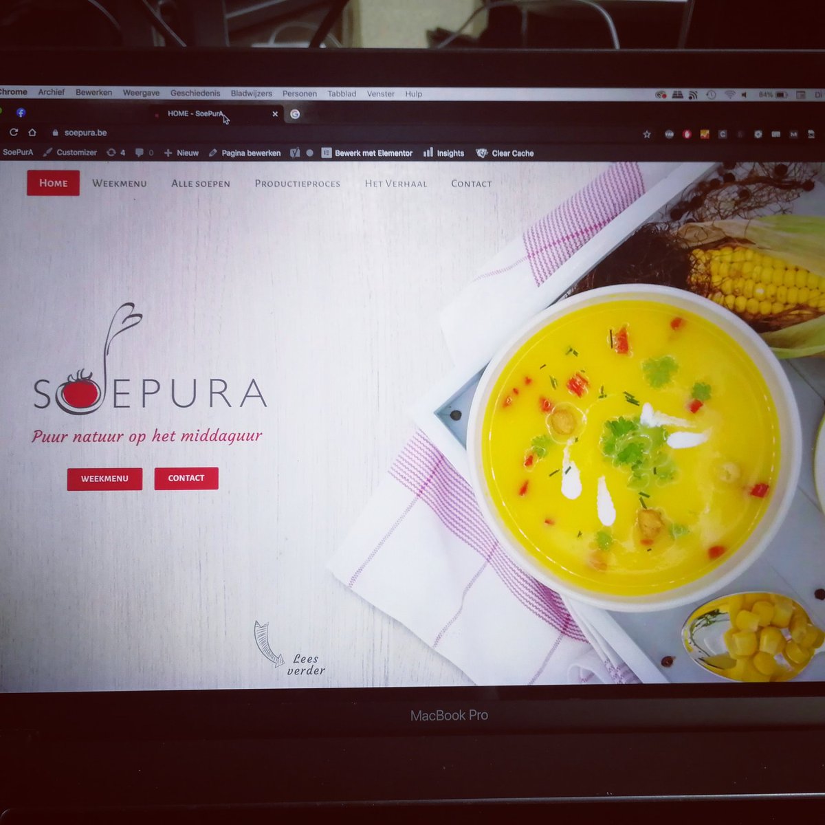 korulo's tweet photo. Een nieuwe dag, een nieuwe website. Ditmaal voor @soepura! Het adres voor de lekkerste dagverse soepen, geleverd bij jouw bedrijf. En er komen regelmatig nieuwe soepjes bij. 🚗

Smakelijk! 🥣

https://t.co/vRA26ziQmq https://t.co/Y23rt4qWfe