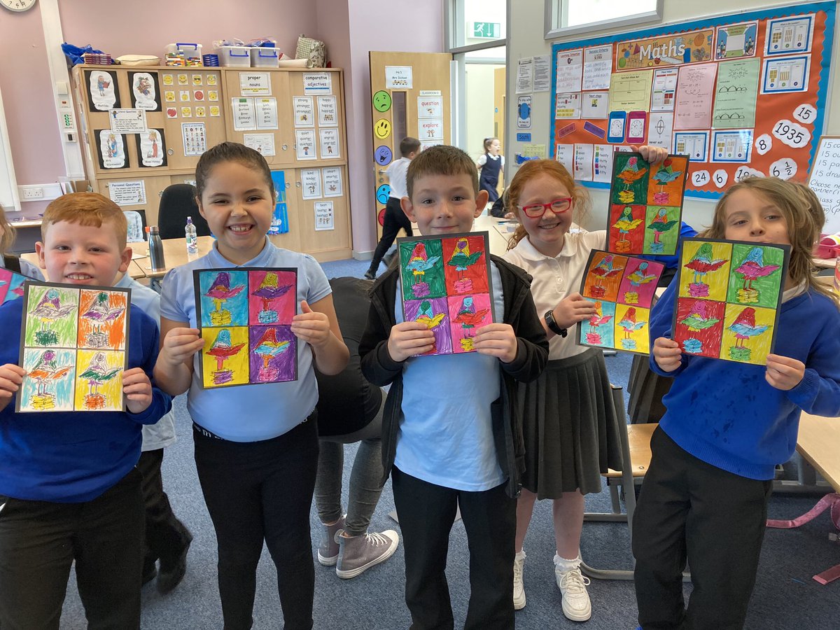 PirieParkPS's tweet image. These #talented p4/3 pupils 🌟🌟 produced some wonderful Matilda inspired pop art today 😍😍👏#ProudDHT #PopArt