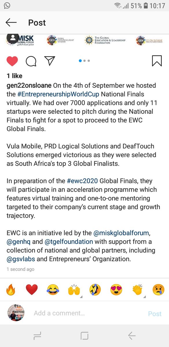 PortiaRefilwe4's tweet photo. Honoured to be Given the opportunity to represent my beautiful country South Africa at the Global Entrepreneurship world cup. #KhumbudzoNtshavheni #nyda #TIA #GCIP  #cyrilramaphosa #ministerofsmallbusiness https://t.co/0JfRBjeOzM