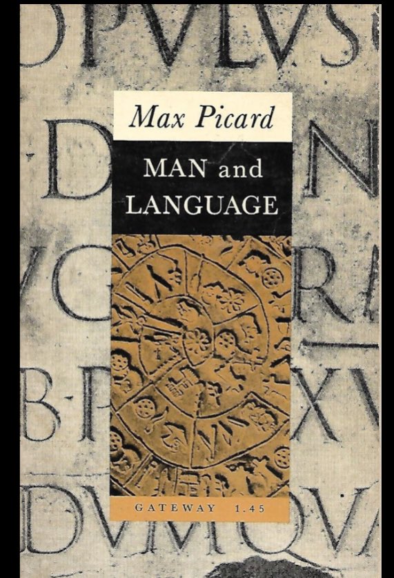 Qaboul's tweet photo. خبر مفرح الفيلسوف ماكس بيكارد صاحب عالم الصمت تصدر له مزون كتاب “الإنسان واللغة" Man and Language 
 بيكارد حول اللغة " في عالم اللغة ممكن أن تكون الكلمات المبعثرة والمجزأة أكثر كماليه من الانسان نفسه تعيش الكلمة معه في صلاته ودعواته بينما هو يختبئ في حاله من البؤس ورائها!" https://t.co/3O3wxpkTJX