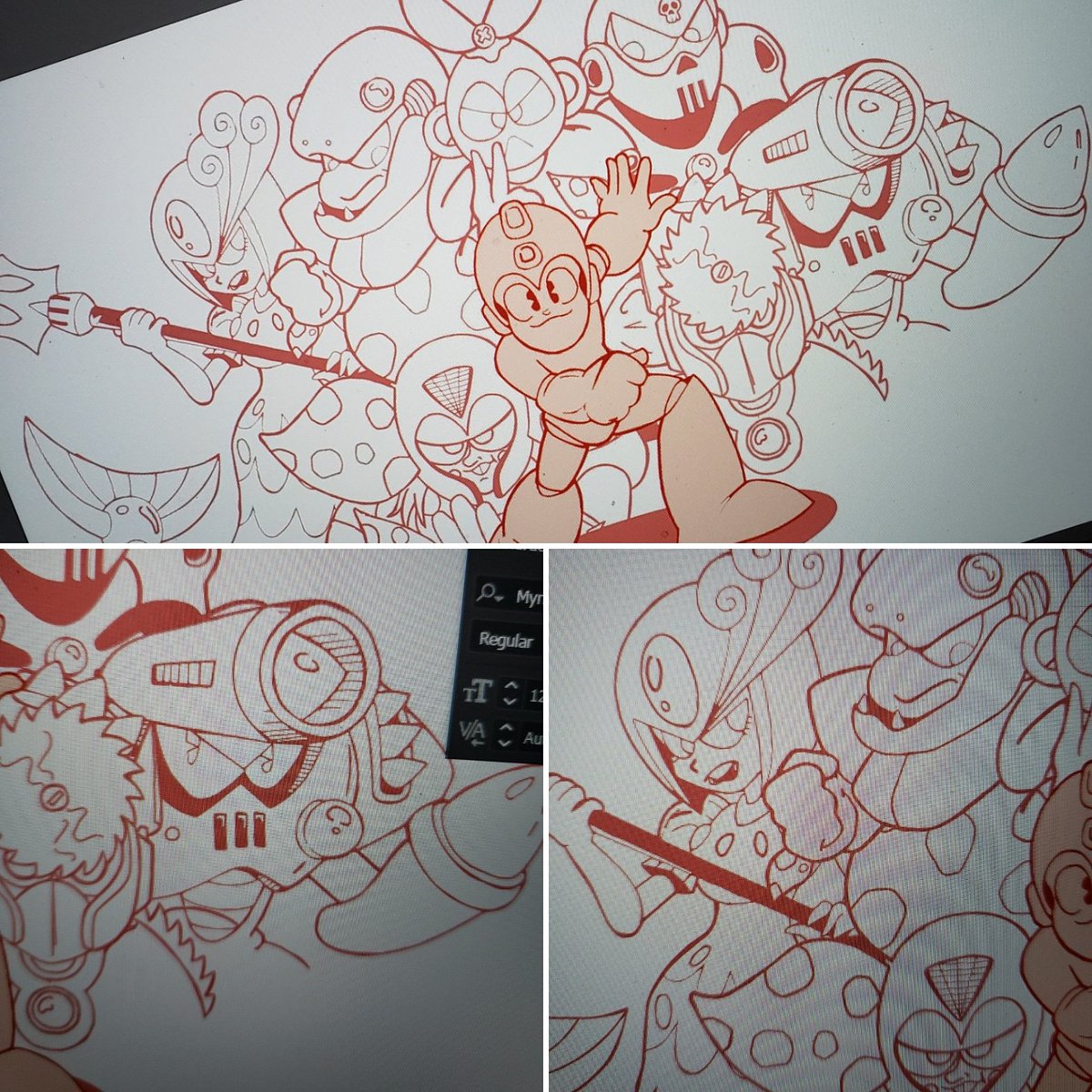 obeykube's tweet photo. W.I.P. TWENTY DOUBLE X Apparel Design β’β’β’ Coming This Oct. to Kickstarter β’β’β’
#megaman #retrogamer #retrogaming #videogamefanart #fanart #bluebomber #buymyartbeforeimdead #buymyshirts #capcom #8bit #16bit #nes #oldschoolgaming #nintendo #splashwoman #rankinbass #oneradtee https://t.co/VJJU9TLPV4