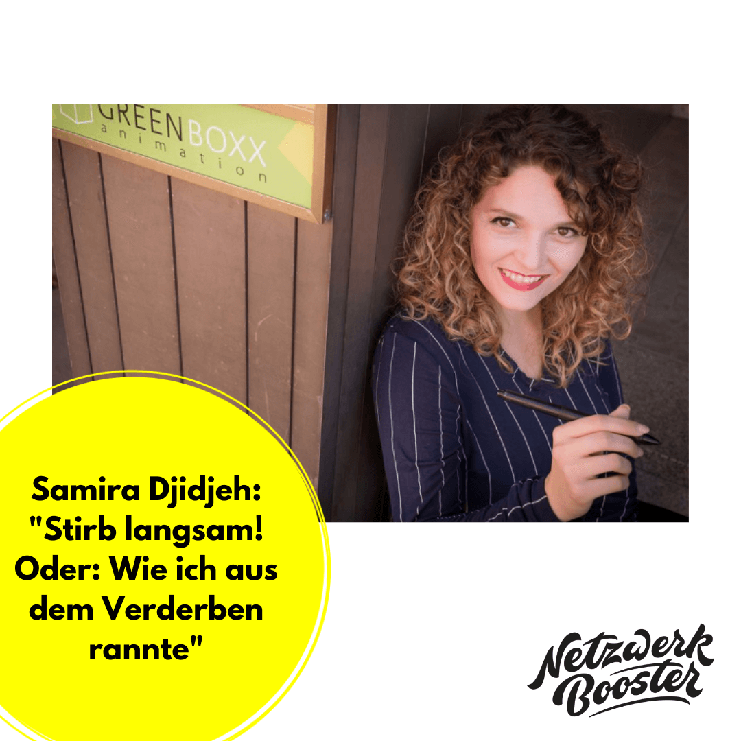UteBlindert's tweet photo. Wie werde ich als Kreative zur Unternehmerin? @aka_elmaira beim #netzwerkbooster Event mit "Stirb langsam! Oder: Wie ich aus dem Verderben rannte" https://t.co/NdV1XhGMN6 https://t.co/KqDOz2mmK2