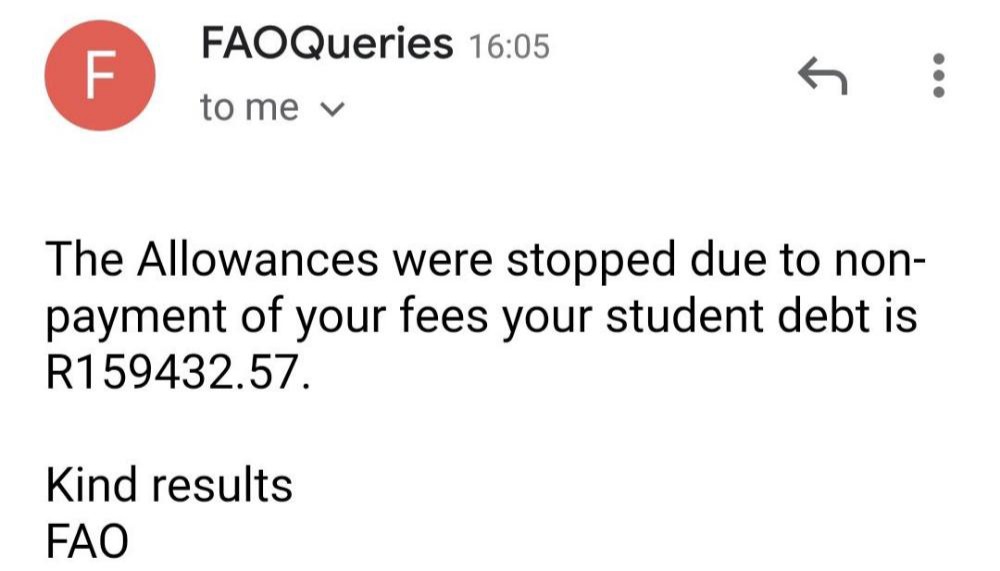 Tshepo_ink_07's tweet photo. At VUT students are not receiving their allowances....They are being told that they are owing the instutition since 2017....No one is saying anything....Korr there's no way forward

Please @DrBladeNzimande and @myNSFAS intervene students are hungry

#VUTmustfall
#nsfas https://t.co/bCEKriUrbf