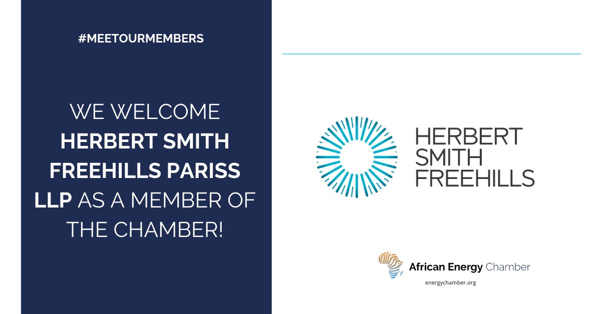 energy_african's tweet photo. #MeetOurMembers: Herbert Smith Freehills Paris LLP are now proud members of the #Chamber!
Herbert Smith Freehills is one of the world’s leading professional services that aim to meet your legal services. Learn more: https://t.co/U1sVy6mtUT
#AECMembers
#AECMemberships https://t.co/i310b6mGbP