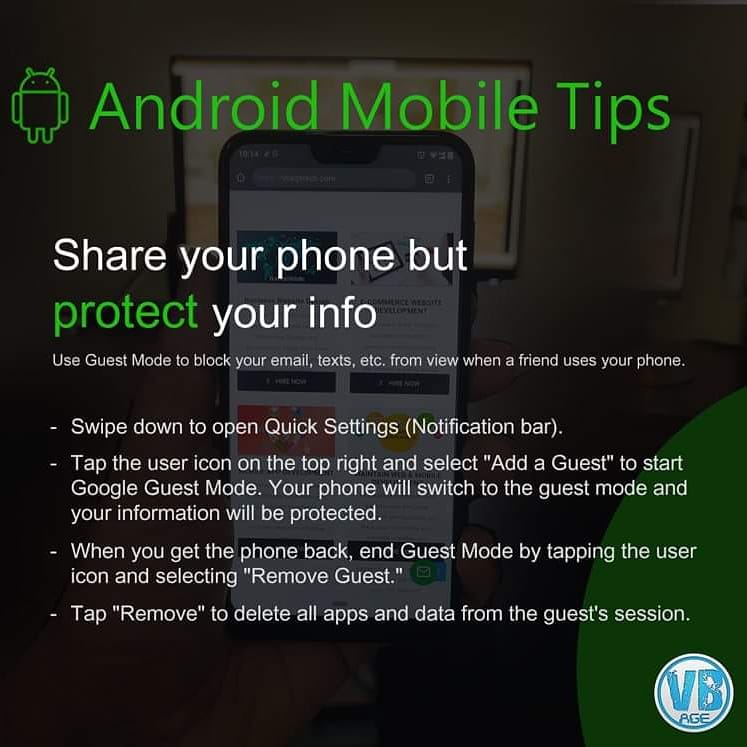 vbagetech's tweet photo. Protect Your Mobile's personal information, see how...
#protectMobile #VbageTech #VBage https://t.co/4P8Gh4se2d