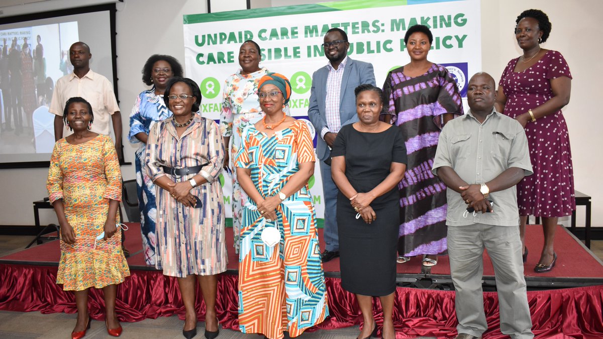 OxfaminUganda's tweet photo. Thank you @uwonet, @unwomenuganda @Parliament_Ug, @KCCAUG, @OxfaminUganda staff, @CSBAGUGANDA and everybody who joined us for the launch of the 4th phase of the Women's Economic Empowerment and Care Project. Please tune to @RadioOne91FM at 7pm today for more on #FreeWomensHands. https://t.co/f7mGivF6B2