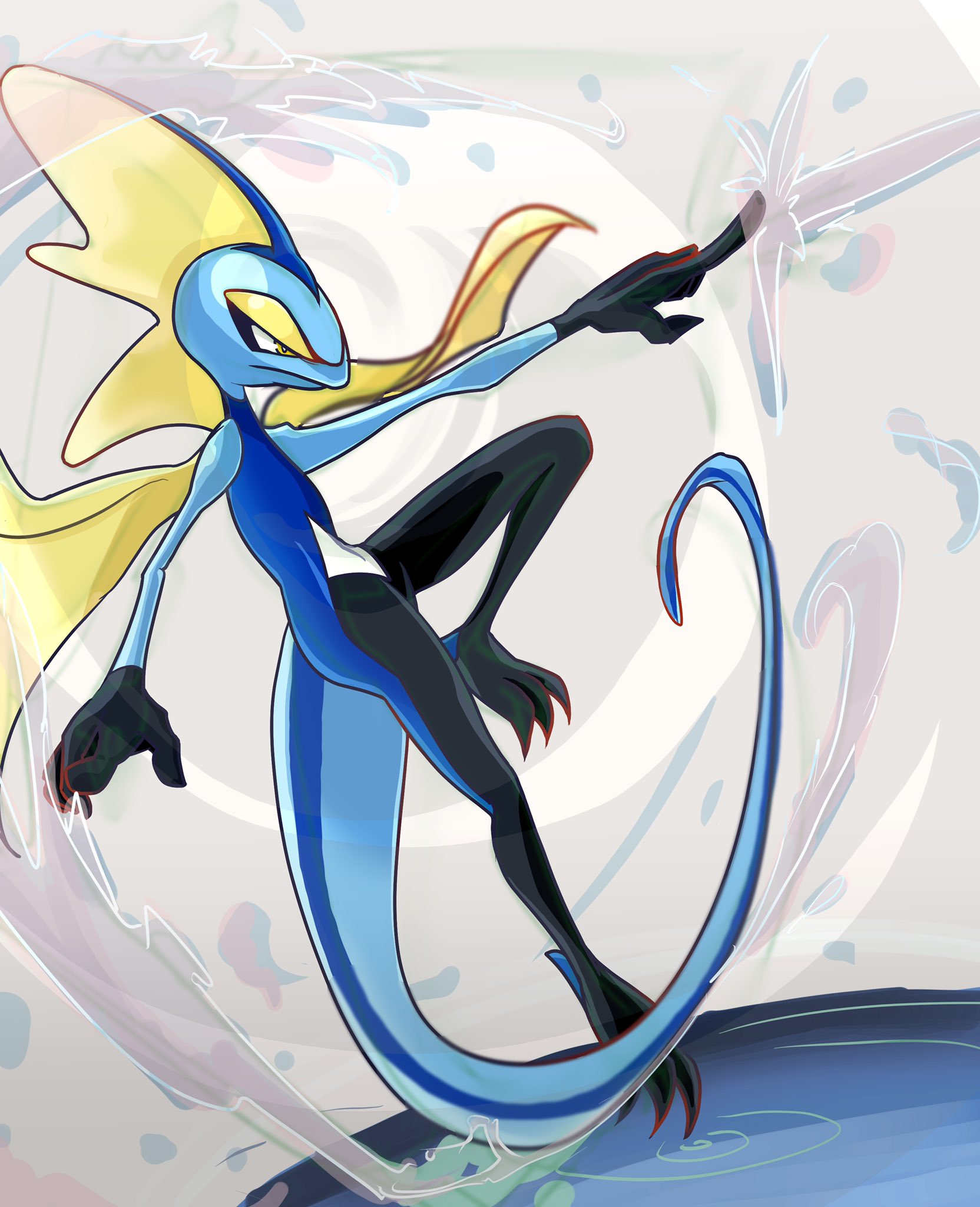 Twitter 二角 ニッカド على تويتر インテレオンのねらいうち ポケモンイラスト T Co Bgmtwckbra