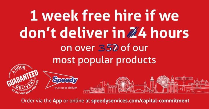 wearespeedy's tweet photo. 🚚 When your customers depend on you, you can depend on Speedy!
4 hour delivery on our top 350 products is available now, nationwide!
Order now: https://t.co/DkDCQK7tsx
#TrustUsToDeliver #CapitalCommitment https://t.co/QzQNUQmihy