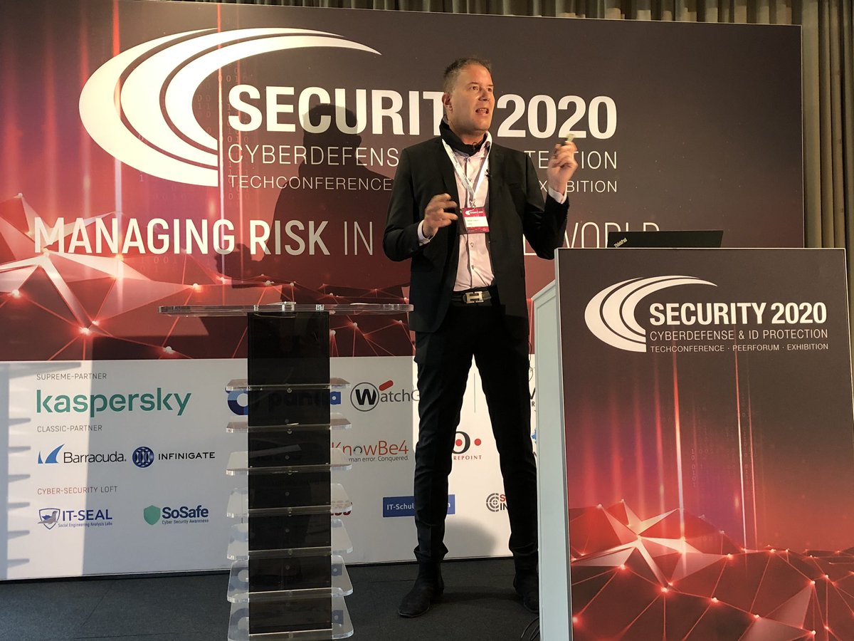 daschilling's tweet photo. „It‘s all about access“ Stefan Rabben von @Wallixcom ist neben Baris Ayar von @Barracuda, Mirko Herth von @SecurepointStat und Nikolas Schran von @GData Sprecher auf der Security   Conference der @vogelitakademie #sectechcon #safeconferencing https://t.co/CwQicZixz6