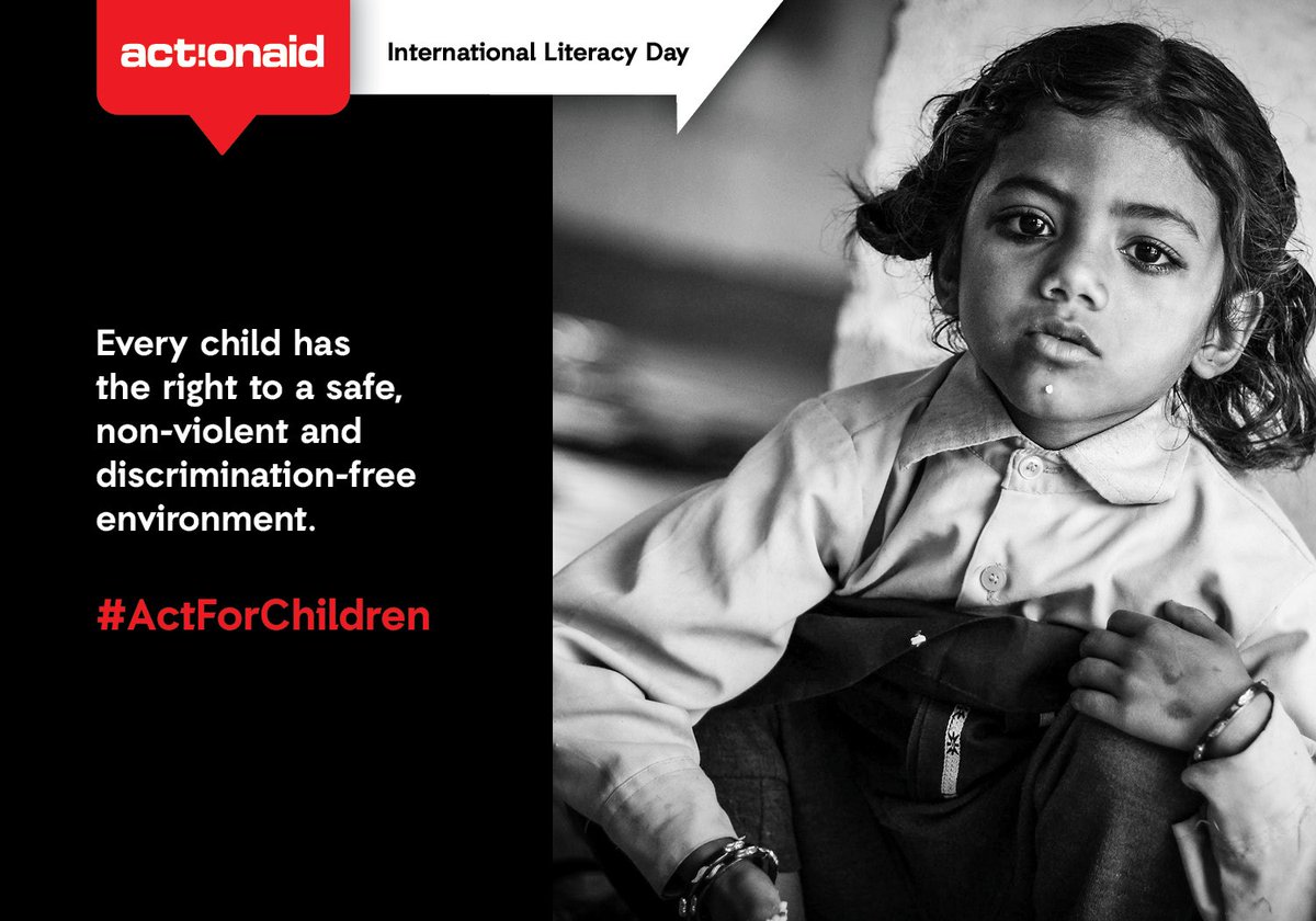 Vijiliya1's tweet photo. Education has the power to transform lives, yet millions of children are out of school! All girls &amp; boys should have an equal opportunity to learn. Let’s ensure their protection from all forms of discrimination &amp; violence &amp; make our schools inclusive. #ActForChildren #LiteracyDay https://t.co/p9gYgU8m4o