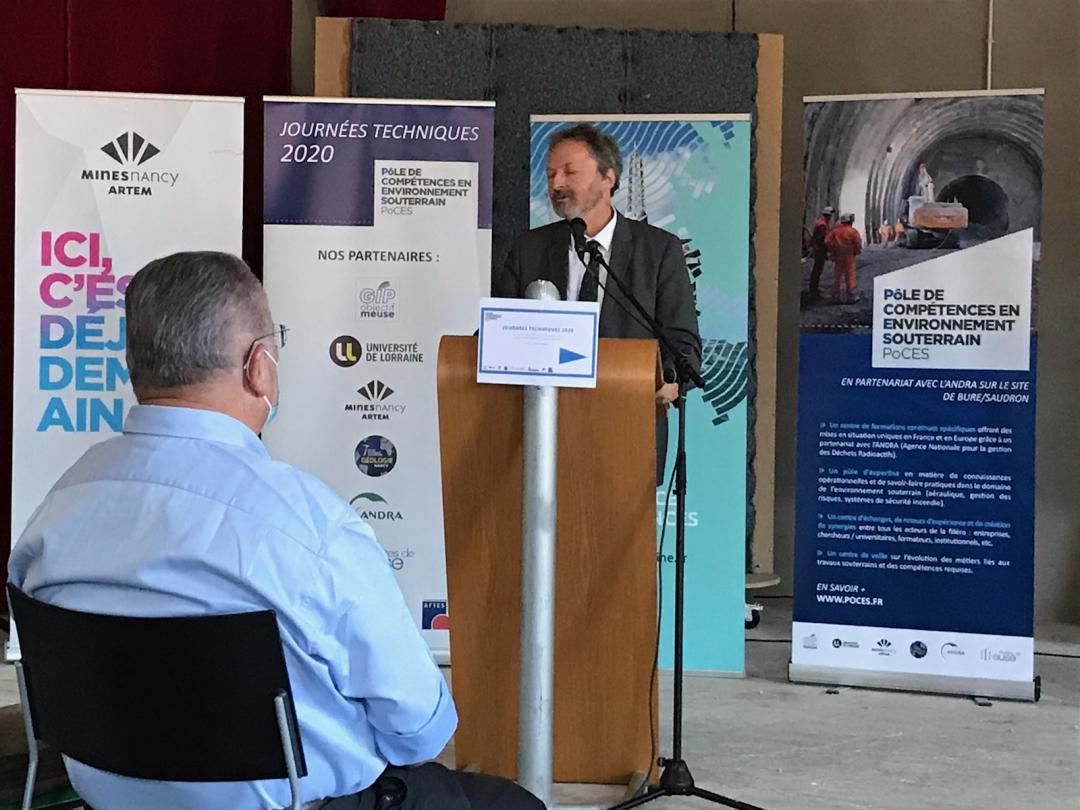 MinesNancy's tweet photo. #EnDirect Lancement des Journées Techniques du #Poces Pôle de Compétences en Environnement Souterrain avec @Univ_Lorraine @MinesNancy @geolnancy @Andra_CMHM @deptmeuse #aftes #cetu #asquapro https://t.co/wk710OOsaA