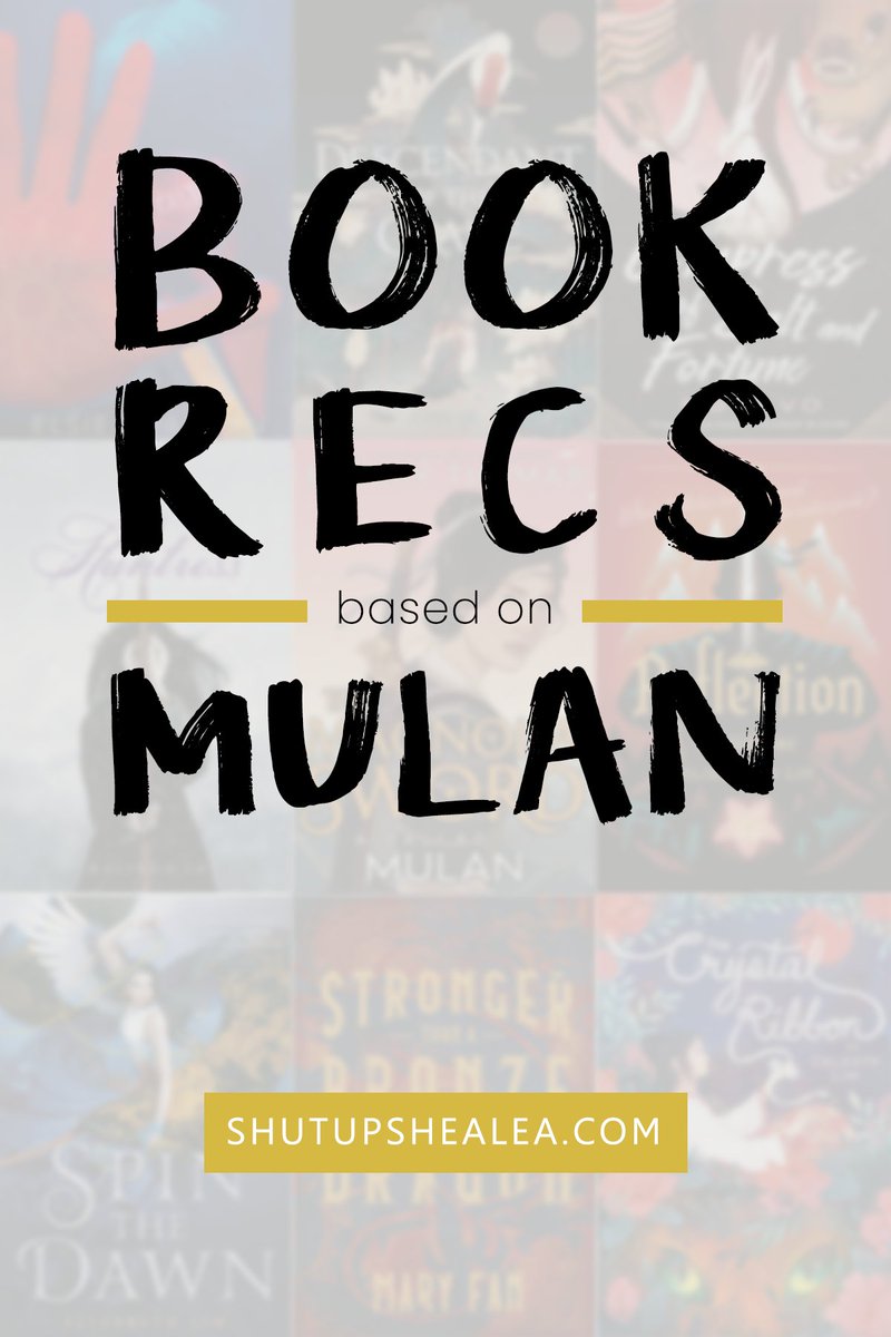 shutupshealea's tweet image. Are you tired of hearing about Disney's live-action remake of #Mulan? 

Here are 14 great books by Chinese authors that you can read instead! 

READ: shutupshealea.com/mulan-book-rec…

Clicks &amp;amp; retweets appreciated! ✨