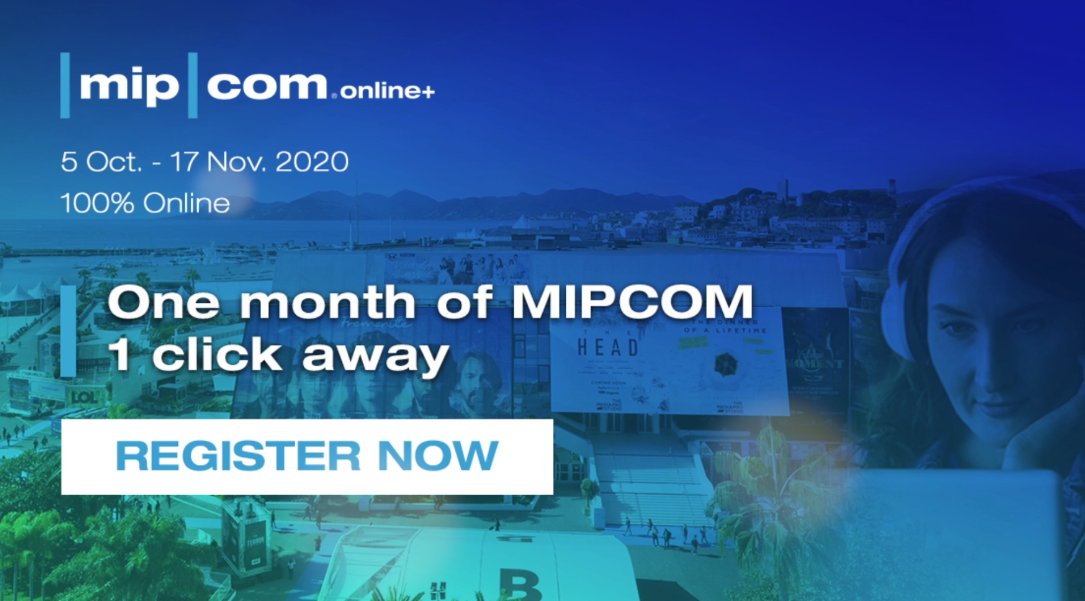 Access the TV business world with #MIPCOM Online+! Showcases, Upfronts, keynotes, exhibition hub, the Diversify TV Excellence Awards and MIP SDG Award, the #MIPJunior Screenings Library... from just €250 for access October 5-November 17!

More info: ow.ly/WGLD102lWMM