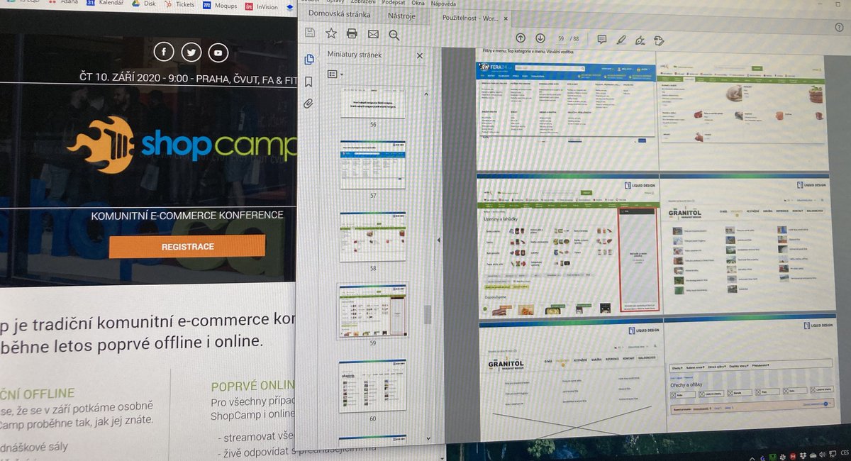 Slajdy na <a href="/shopcampcz/">ShopCamp</a> -done. Barevné je to, jak ...no, nic tak barevného ještě nikdy nebylo. 

Lidi to UX už aj jakš-takš chápou - na přednáškách kývou:)

Ještě pořádná sada UX pro e-shopaře a snad už se budeme moct příští rok zabývat komplikovanějšími problémy 🤘 

#shopamp