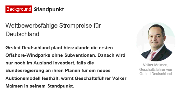 TspBackgroundEK's tweet photo. Die Diskussion um Differenzverträge (#CFD) für Offshore-Windparks reißt nicht ab. Volker Malmen von @OrstedDE bricht eine Lanze für das Modell. #procfd
https://t.co/3HC9CBQDFF https://t.co/hsl4Qikgud