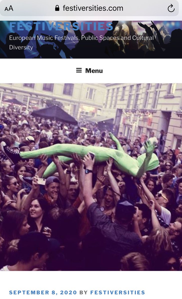 We are excited to post this blog by Thomas Fleurquin <a href="/dalvanox/">Tommy Fleurq</a> , Founder and Director of Distortion Festival, Copenhagen. The DK team work with Distortion as one of their research collaborators. Read on to discover a bit of Distortion’s history and ethos. 
festiversities.com/2020/09/08/dis…