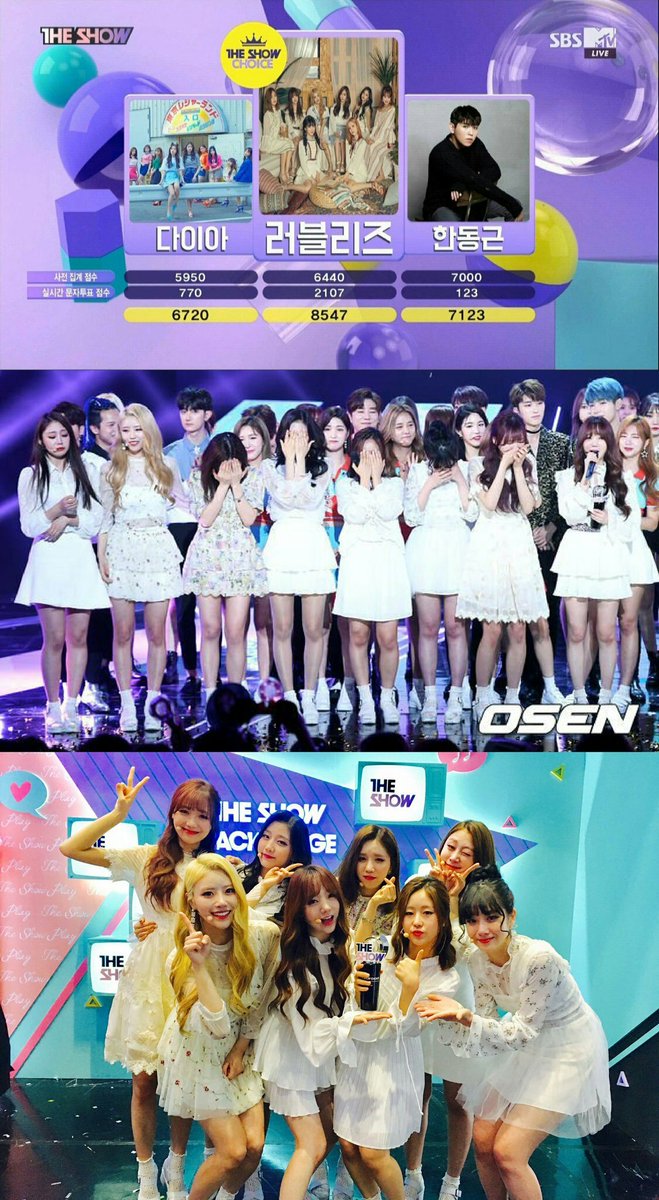 theMiracle_itsU's tweet photo. LOVELYZ x SBS TheShow
　　　  　❤
170516 Now, we 🏆
171128  Twinkle 🏆
180501 That day 🏆
200908 Obliviate 🏆

thanks for your hardwork.. Lovelyz and Lovelinus also others fandom that helped them to get #Obliviate1stWin
#Lovelyz #러블리즈 @Official_LVLZ https://t.co/QsUTvDhIdn