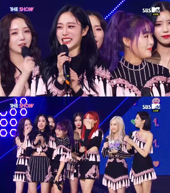 theseoulstory's tweet photo. Congratulations to LOVELYZ for winning #1 on The Show! 🎉🏆 @Official_LVLZ #Obliviate1stWin https://t.co/LZr3xCelYR