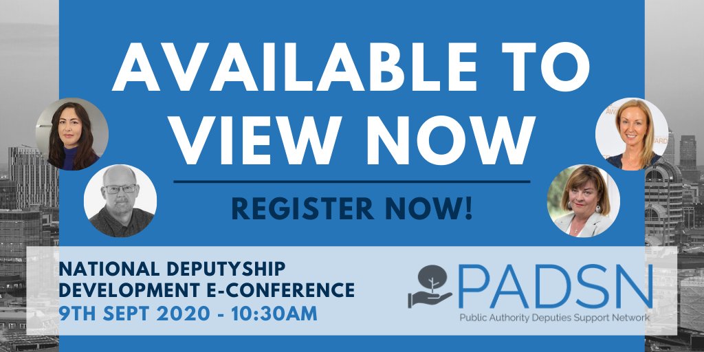 PublicDeputies's tweet photo. Our National #Deputyship Development E-Conference is now live! #Deputies #DepDevDay
Not ready to view it just yet? You can watch at whatever time suits you, using your #GoToWebinar link on your registration confirmation email.
Register here >> https://t.co/KnnUCdbHBN https://t.co/1wGXPKzrJZ