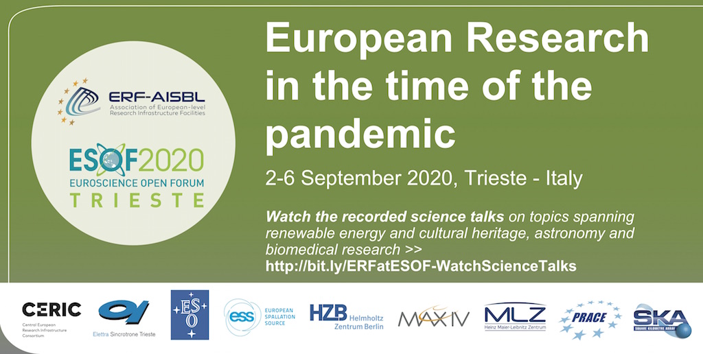 The recordings of the live streamed talks (in Italian) by the ERF members' scientists as presented at the <a href="/ERF_AISBL/">ERF-AISBL</a> booth at #ESOF2020, are available online.

Learn more here 📽️ bit.ly/ERFatESOF-Watc…