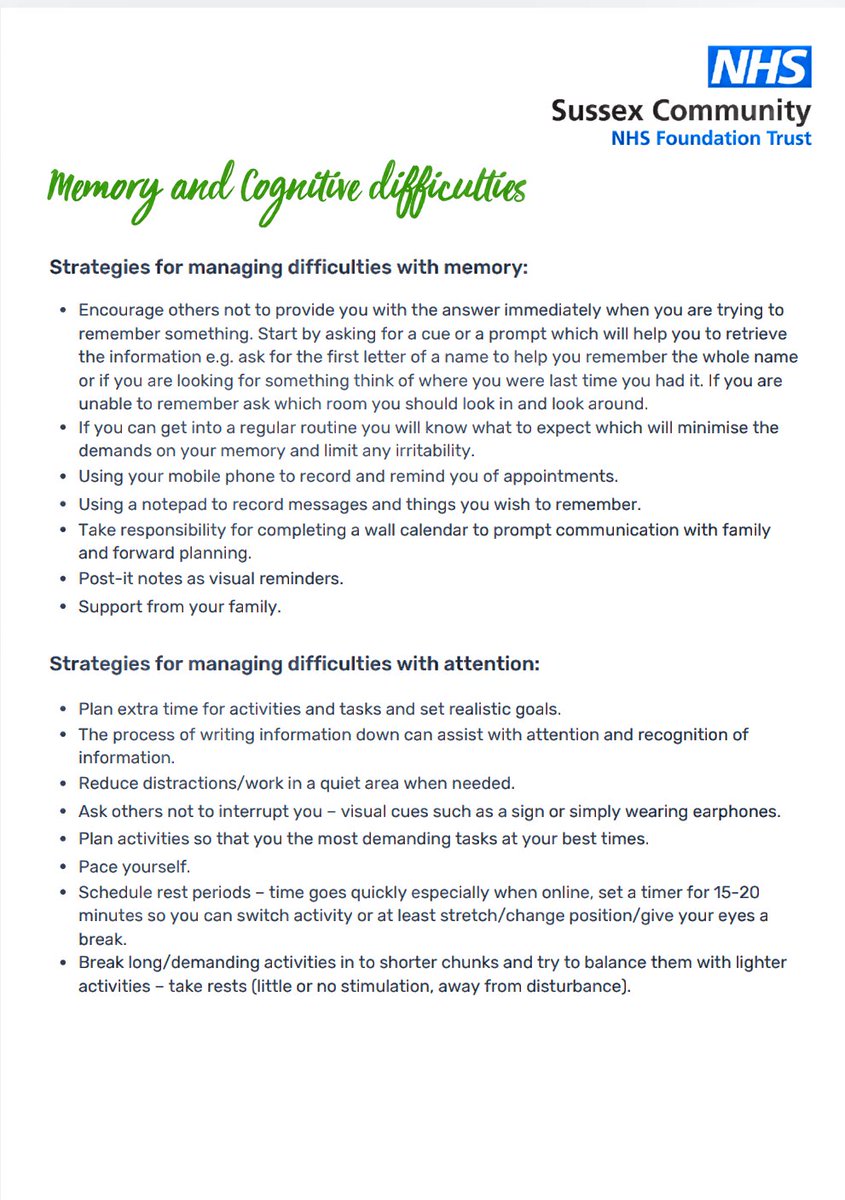 SLTsupport's tweet photo. Some of our patients with #communication difficulties report difficulties with memory and cognition. Here is a great resource that outlines some advice. 

#SLTKenya #SLTSupport #KOT #slpeeps @AlzKenya https://t.co/4BQYc6kCxD