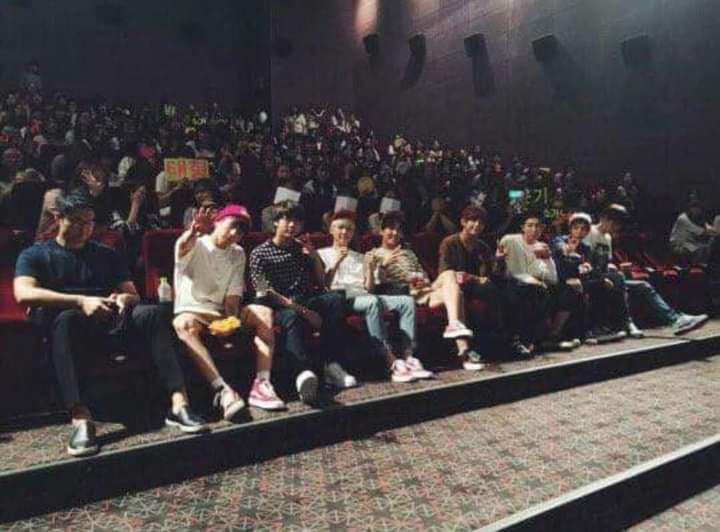 they really took armys to a movie date to celebrate their first win with 'i need u'. How sweet 