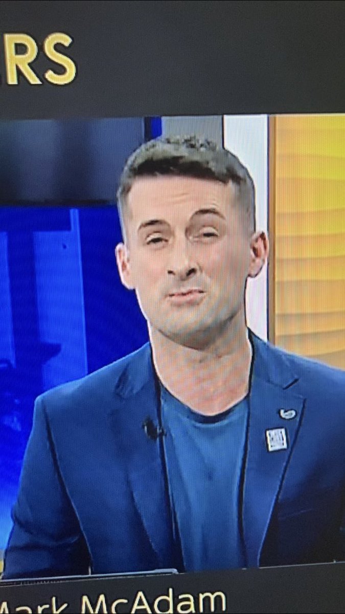 GcscMatty's tweet photo. @markmcadamtv are the lights at @SkySportsNews really bright? Why are you constantly squinting mate? https://t.co/2MiIZA6mgg