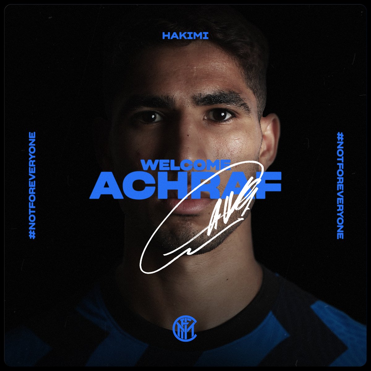🗣 | Q&amp;A

<a href="/AchrafHakimi/">Achraf Hakimi</a> sarà protagonista nel pomeriggio di domani di una live chat in diretta qui su Twitter: inviate le vostre domande con l'hashtag #WelcomeHakimi! ⚫️🔵

#NotForEveryone