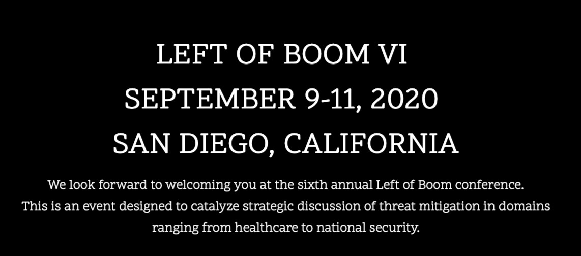 Looking forward to participating in the sixth "Left of Boom Conference" and speaking about #technology and #Singapore. #stayleftofboom #womenintech #innovation #womenentrepreneurs #smartcorpiq #techforher #StaySafe #StayConnected