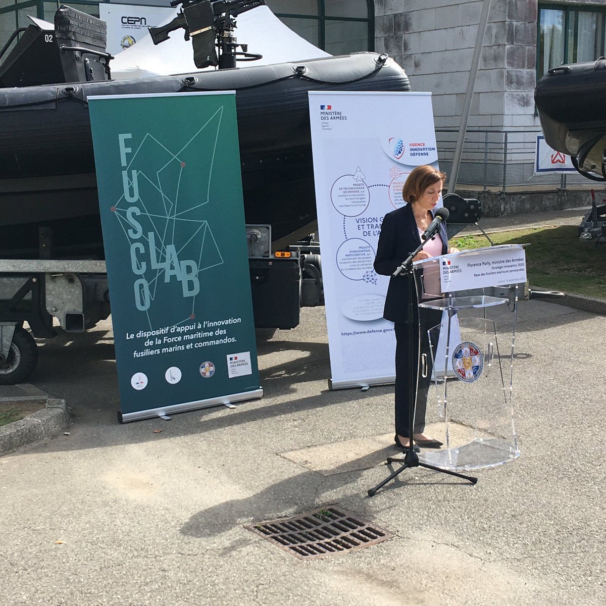 Hommage aux valeurs militaires et « aux éclaireurs de l’innovation » avec Les Commandos Marine ⁦<a href="/LorientAgglo/">Lorient Agglo</a>⁩ ⁦<a href="/Armees_Gouv/">Ministère des Armées et des Anciens combattants</a>⁩ ⁦<a href="/MarineNationale/">Marine nationale</a>⁩ ⁦<a href="/DGA/">Direction générale de l'armement 🇫🇷</a>⁩ ⁦<a href="/AUDELOR/">AudéLor</a>⁩