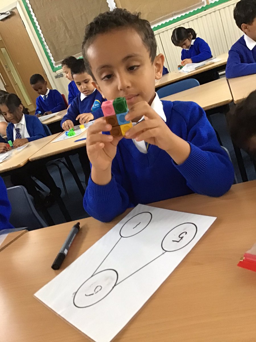 Year 1 had lots of fun investigating number bonds to 6 in Maths today <a href="/stsilasschool/">St Silas CE Primary School</a>