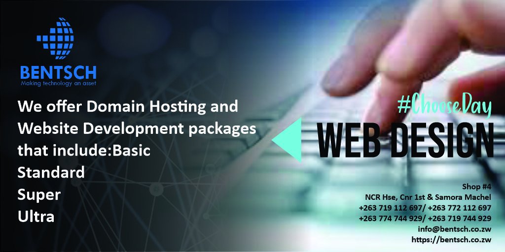 Bentschholdings's tweet image. Because our duty is #Making_technology_an_assert, @Bentschholdings we have #Domain_registration #Domain_Hosting packages as well as #Website_Development packages that are suitable just for your business! DM us today for more information.
