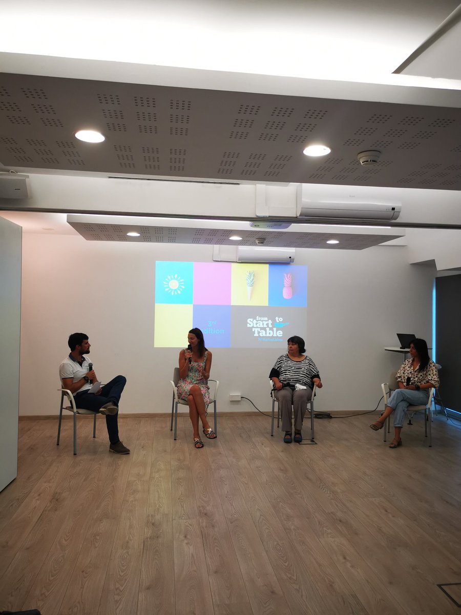 fstart_to_table's tweet photo. Now, we'll hear about the main impact of From Start-to-Table in the businesses of last year's winners. Stay tuned!
#fromstarttotable #startuplx https://t.co/GV9EBdWcKR