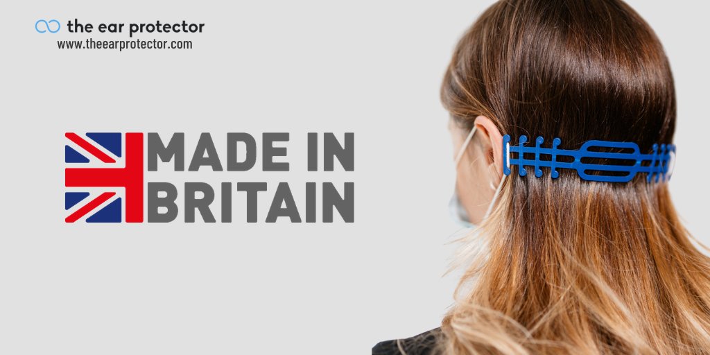 theearprotector's tweet photo. It's official the Ear Protector can now display the Made in Britain logo. We are proud to be a UK manufacturer and want our customers to know that they have bought British! Find out more about our story and our product here https://t.co/QZgQeez7jn #MadeInBritain https://t.co/b1seOR4I49