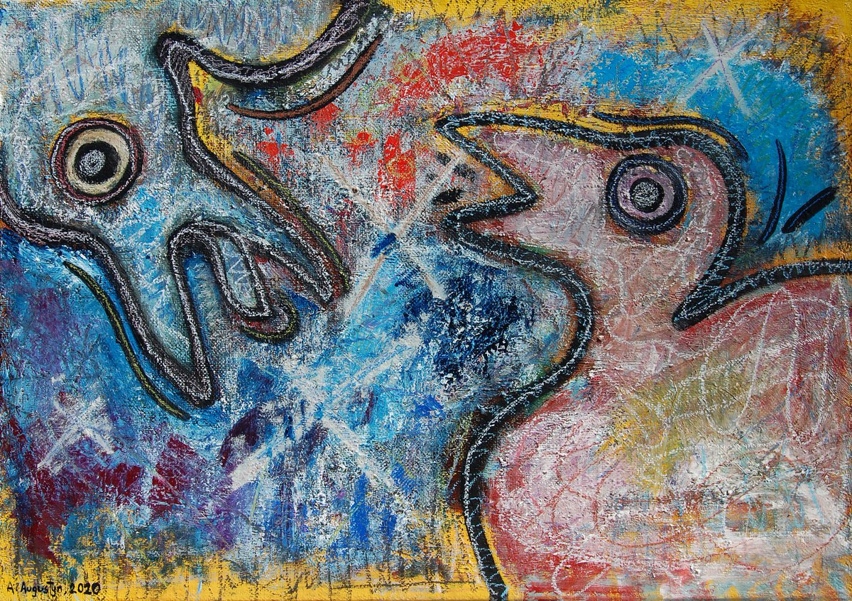 Amelia_Augustyn's tweet photo. "Contradiction", 2020 #contemporaryart #abstractart #abstractpainting #artfrompoland #2020art #fineart #painting #oiloncanvas #wallart #canvasart #colorfulart #paintingsfrompoland #expressiveart #abstractoncanvas #blue #yellow #oilpastel https://t.co/WtnNT1iqke