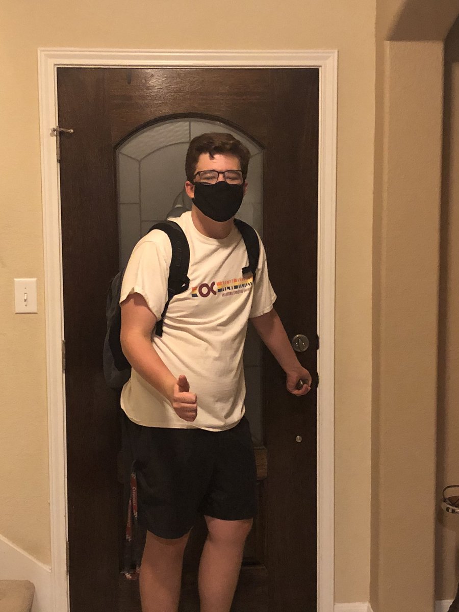 Library_Gal65's tweet photo. Off to Face to Face! Itโs going to be a great year for this junior! ๐ #KHSJunior #TimeIsFlyingBy #LoveMyBoy https://t.co/r87IYam1Du