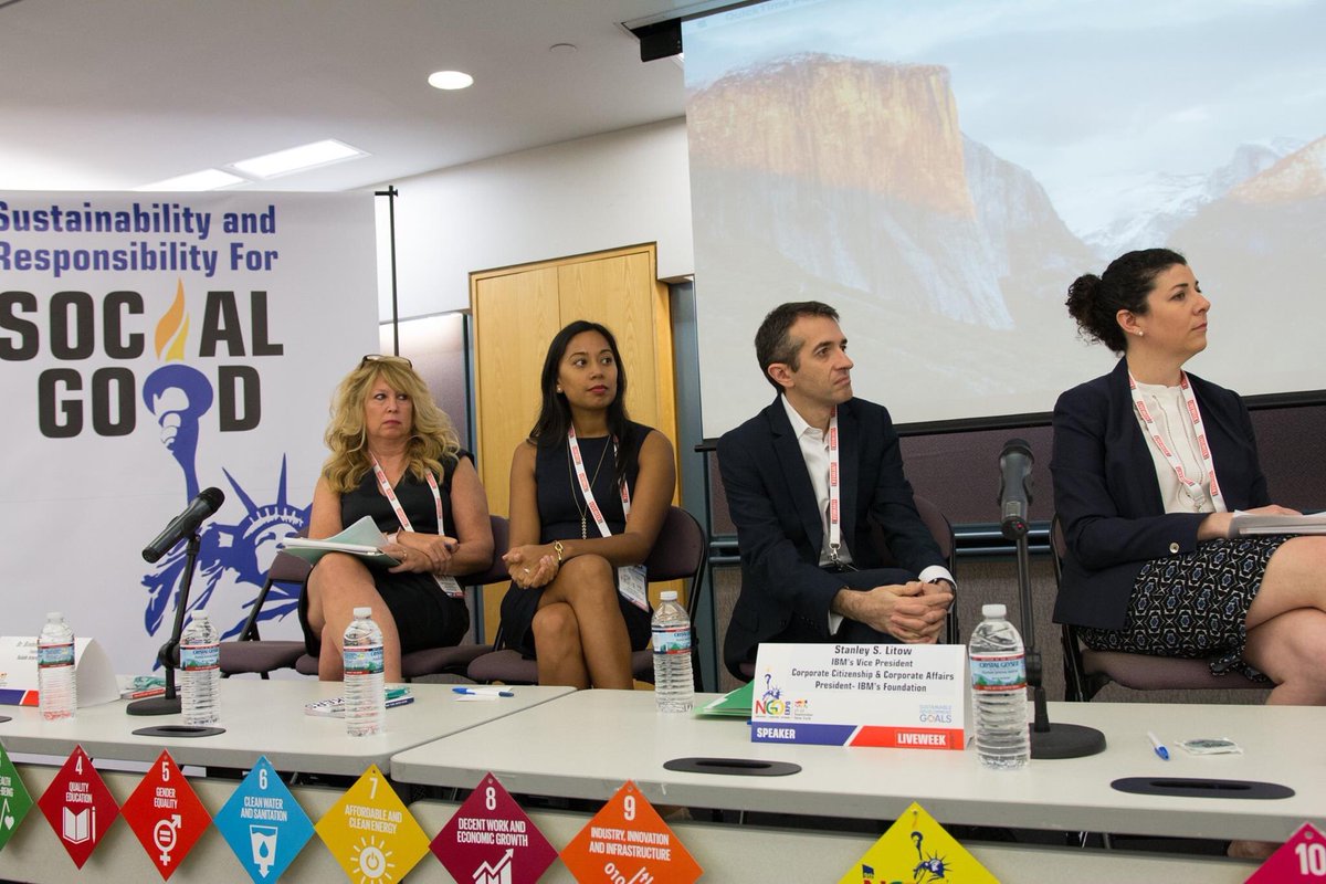 Panellists at social good conference organised by <a href="/liveweekgroup/">Liveweek</a> #liveweek #socialgood