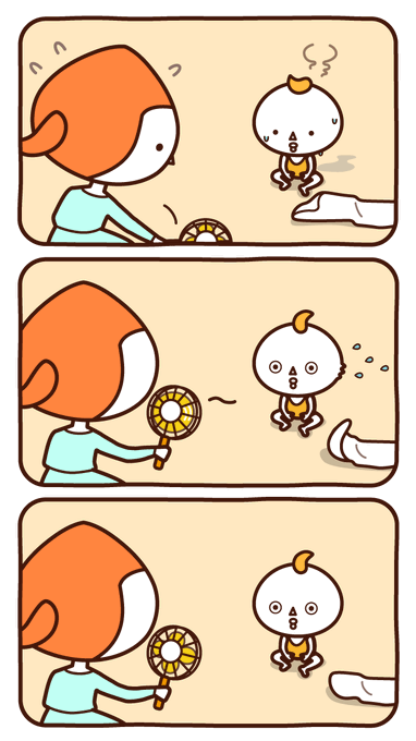 ママとカッパとチビかいじゅー

せんぷうき。
#イラスト #イラストレーター #漫画 #育児 