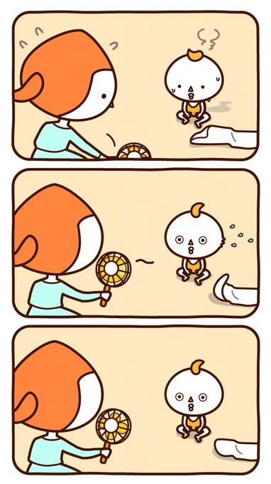 ママとカッパとチビかいじゅー

せんぷうき。
#イラスト #イラストレーター #漫画 #育児 