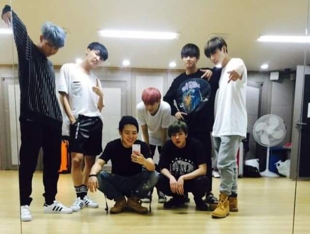 They started as a bighit trainees...