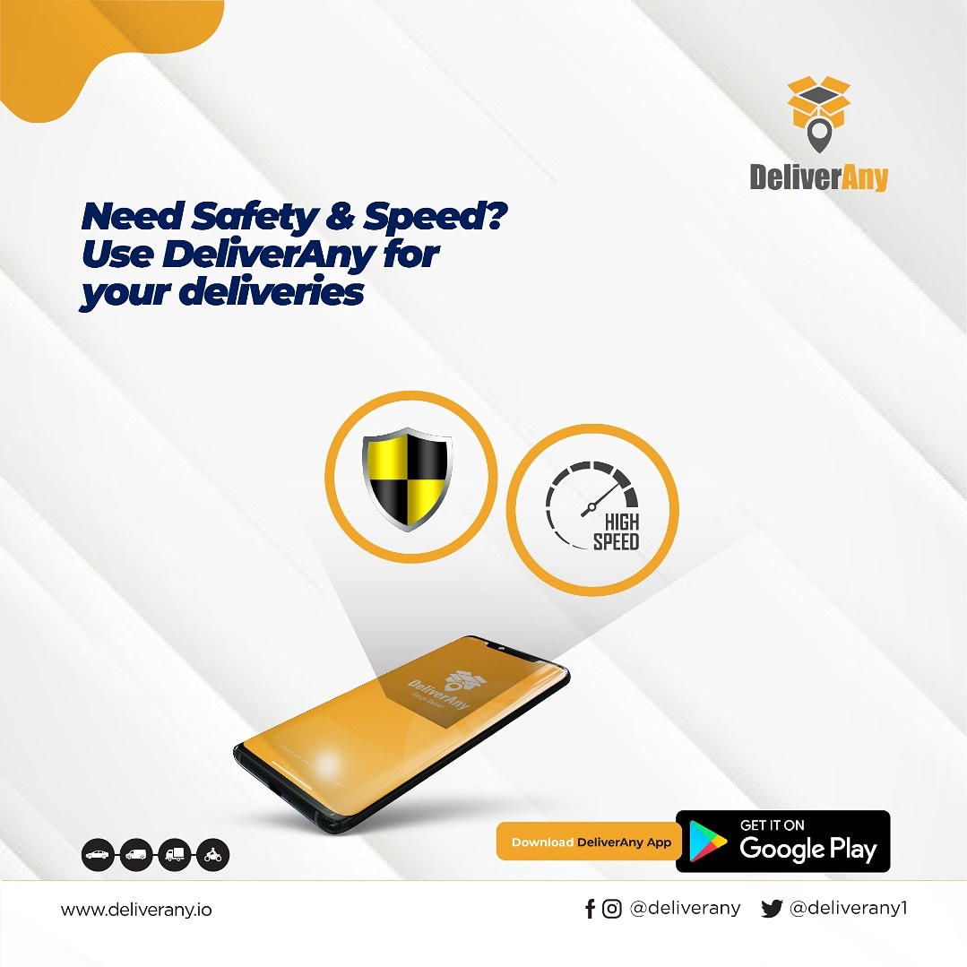 Deliverany1's tweet photo. Have you heard of the DeliverAny mobile app?

It works like magic.

You can make orders and track your orders without breaking a sweat.

#Deliverany #Deliveranyapp #deliveryservice #delivery #logisticsexpert #logistics #cargoes #orders #dispatch #TuesdayMotivation #tuesdayvibes https://t.co/0o7yZ1Qg1V