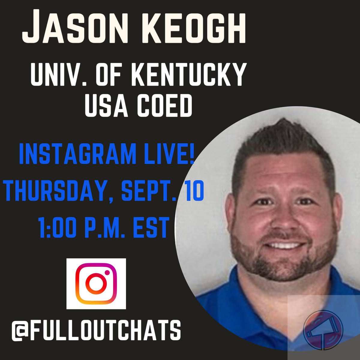 FullOutChats's tweet photo. Excited to be back this THURSDAY to talk with a legend. Hear the story of one of the greatest stunters in the history of cheer @jaykeo1! His journey to @KentuckyCheer, USA coed, making music, and his journey back to UK as an assistant coach! Live this Thursday at 1pm EST! #cheer https://t.co/MpmMUHmmgl