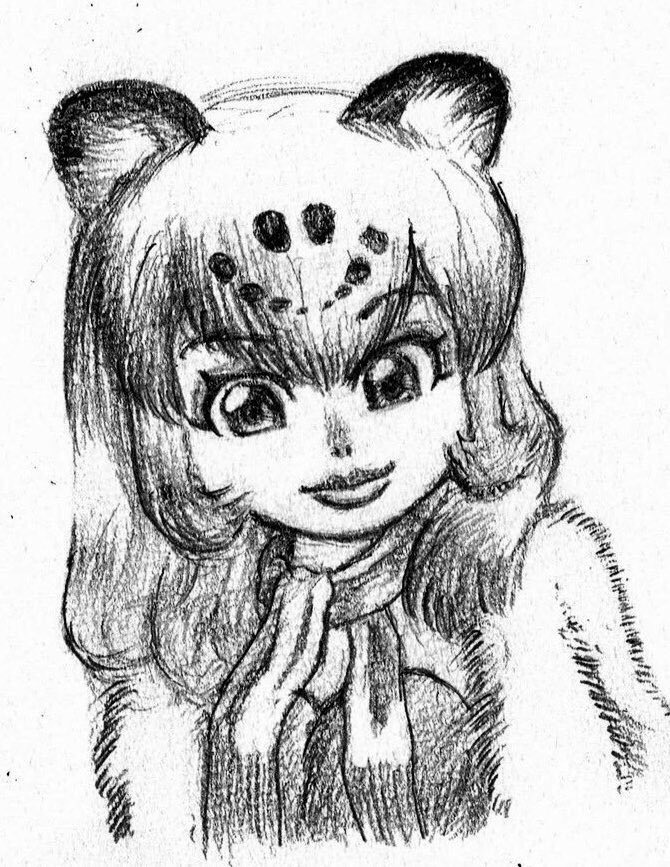 ジャガーさんもヘラジカ様もヨロビ殿も描いたやつあらかた気に入ってるから、ベストとか困ってしまってnext one. #これを見た人はベストジャガーさんを貼ろう